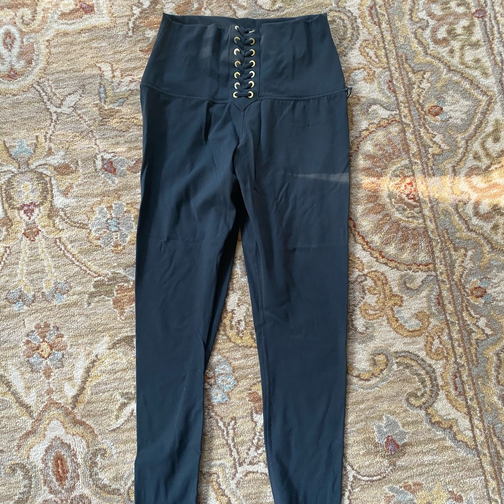 WeWoreWhat lace up leggings